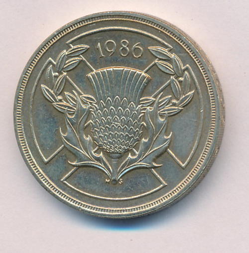 Xiii Commonwealth Games Scotland 1986 Coin