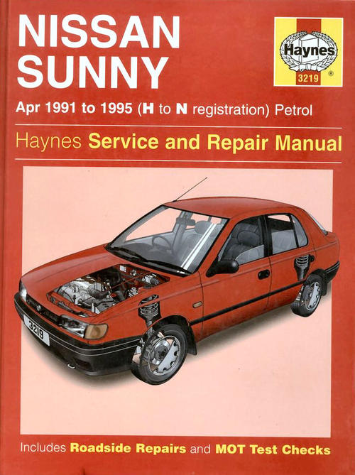 1991 Nissan sunny owners manual #6