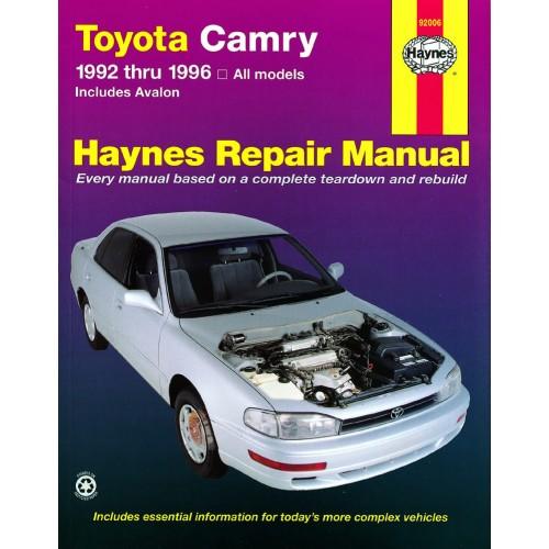 haynes repair manual 1996 toyota camry #6