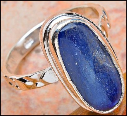 Sterling silver ring - KYANITE - Dreams Collection (size 8.75  Q half ...