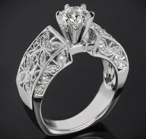 ... Cut Real  Natural Diamond WeddingEngagement Ring @ Discount Offer
